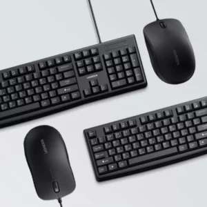 Combo UGREEN Teclado y Mouse Membrana Ingles negro/verde