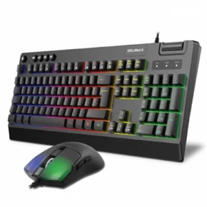 Combo gamer teclado y mouse Solarmax GC2P8200 RGB