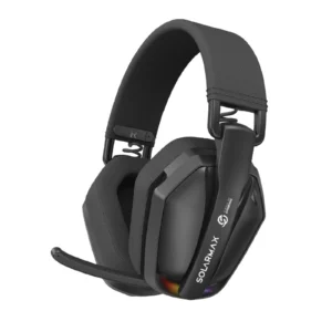Auricular gamer inalambrico Solarmax GHW97B 7.1 RGB 2.4GHz y Bluetooth