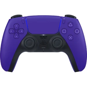 Control Sony DualSense Galactic Purple violeta y negro, vista frontal