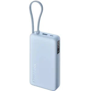 Powerbank Xiaomi 20000mAh 67W con cable integrado azul