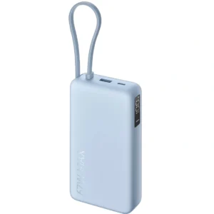 Powerbank Xiaomi 10000mAh 67W con cable integrado azul