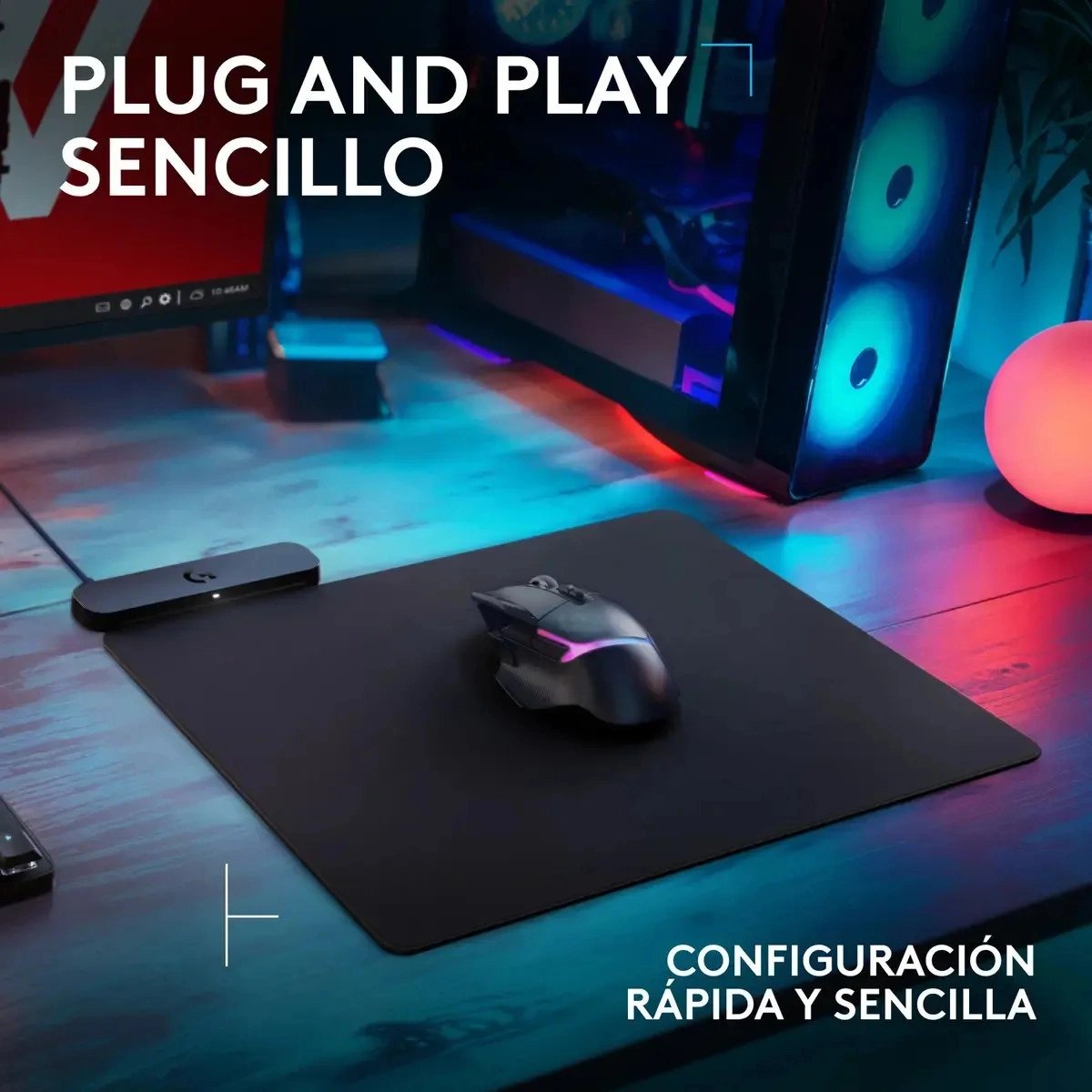 Mouse pad Logitech G Powerplay 2 con carga inalámbrica - imagen 5