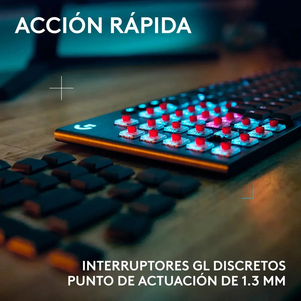 Teclado mecánico inalámbrico Logitech G915 X Lightspeed - imagen 3