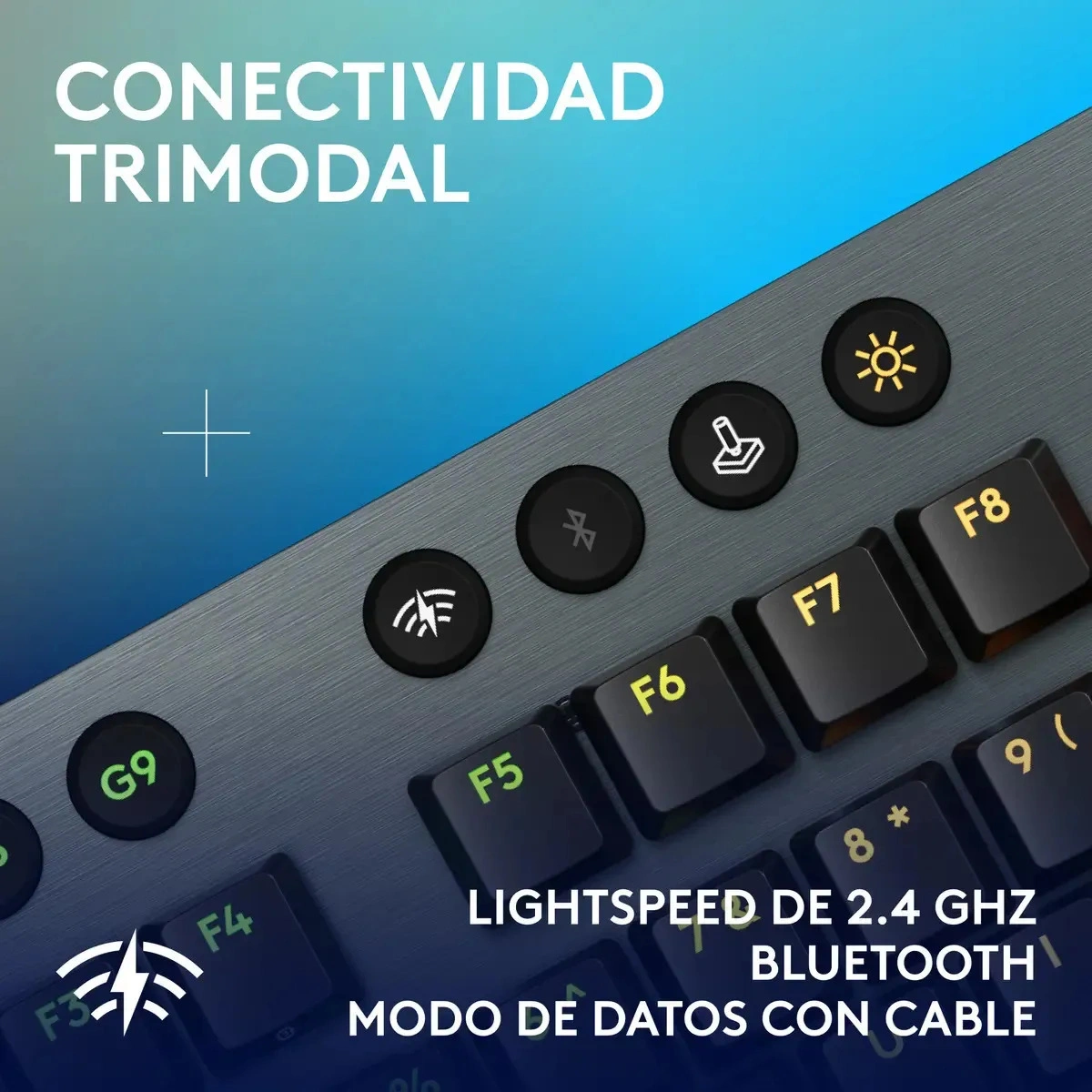 Teclado mecánico inalámbrico Logitech G915 X Lightspeed - imagen 4