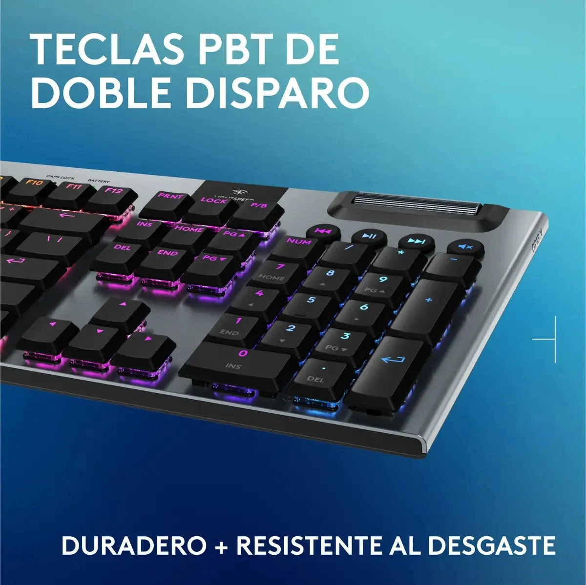Teclado mecánico inalámbrico Logitech G915 X Lightspeed - imagen 5