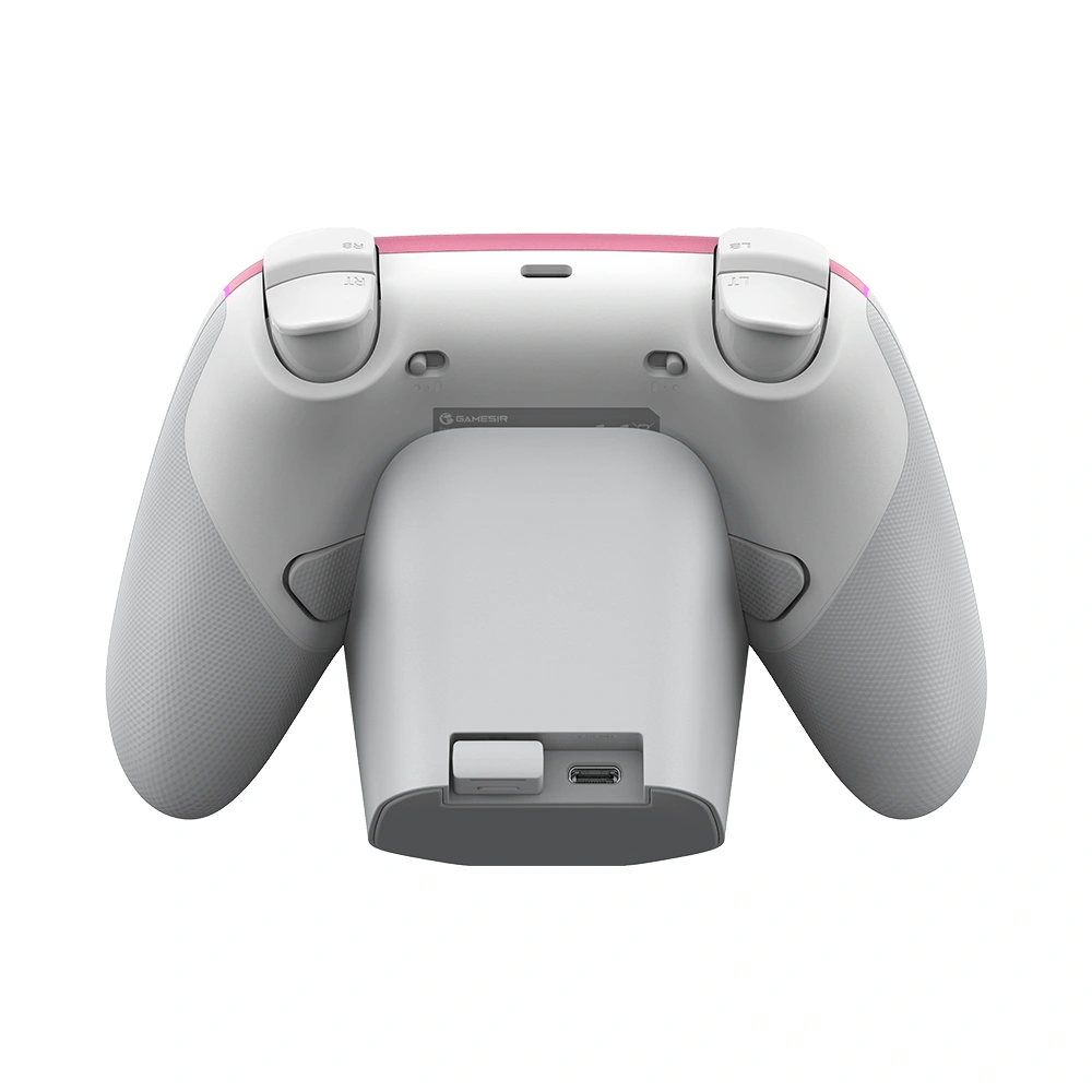 Control GameSir Super Nova Hall Effect inalámbrico con base rosado - imagen 3