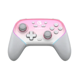 Control GameSir Super Nova Hall Effect inalámbrico con base rosado
