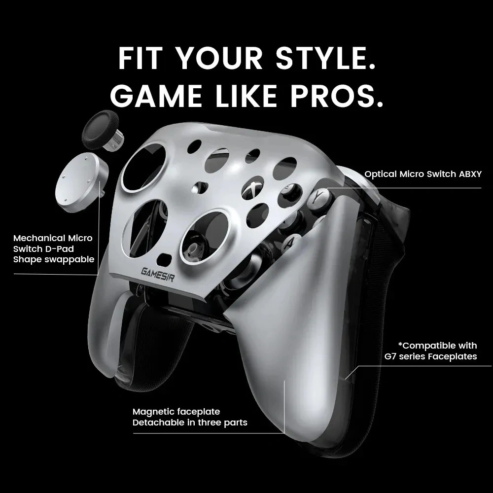 Control GameSir G7 Pro TMR para Xbox, PC y Android plateado - imagen 3