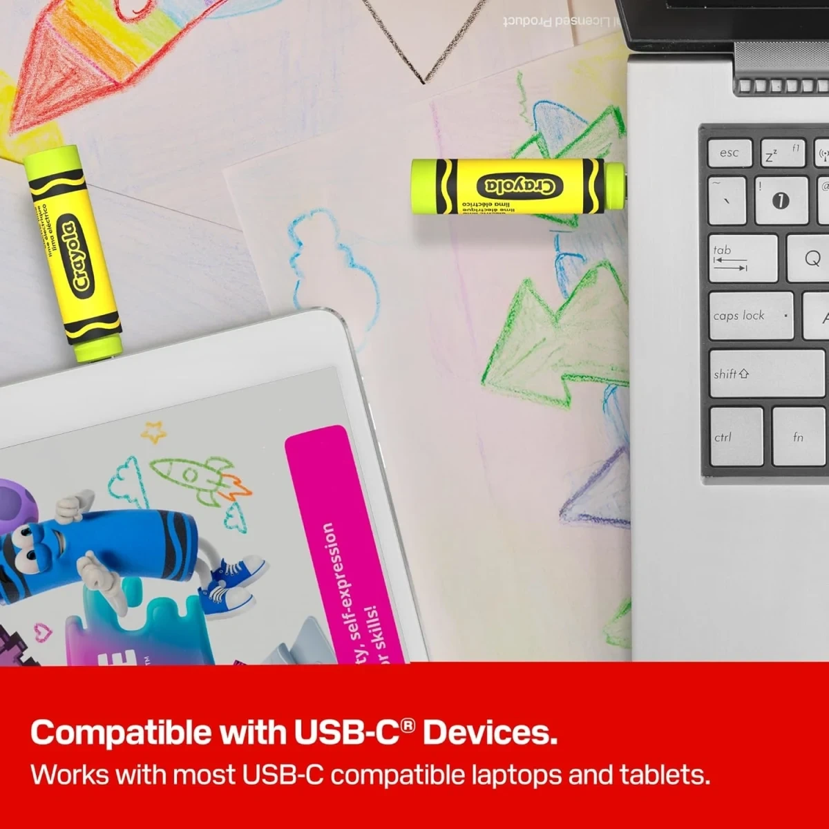 Pendrive SanDisk Crayola 128Gb USB-C verde lima - imagen 2