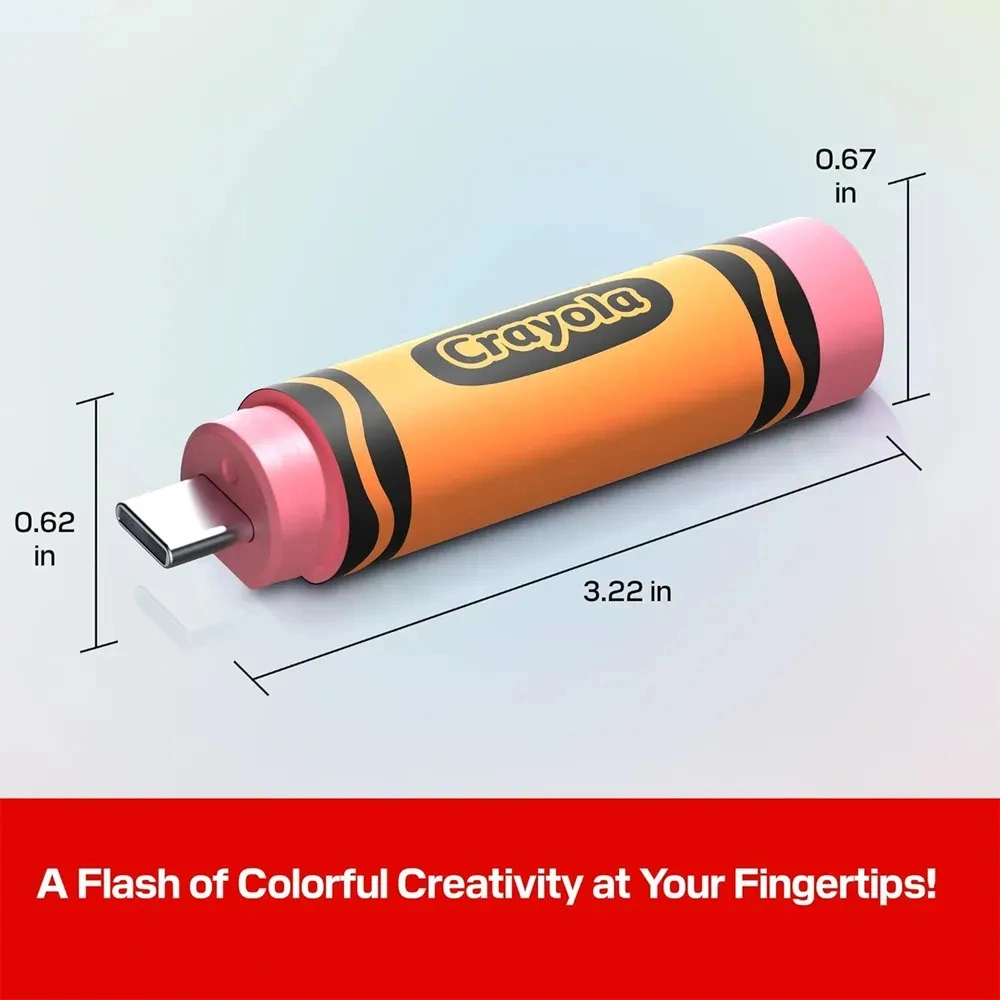 Pendrive SanDisk Crayola 128Gb USB-C naranja - imagen 5