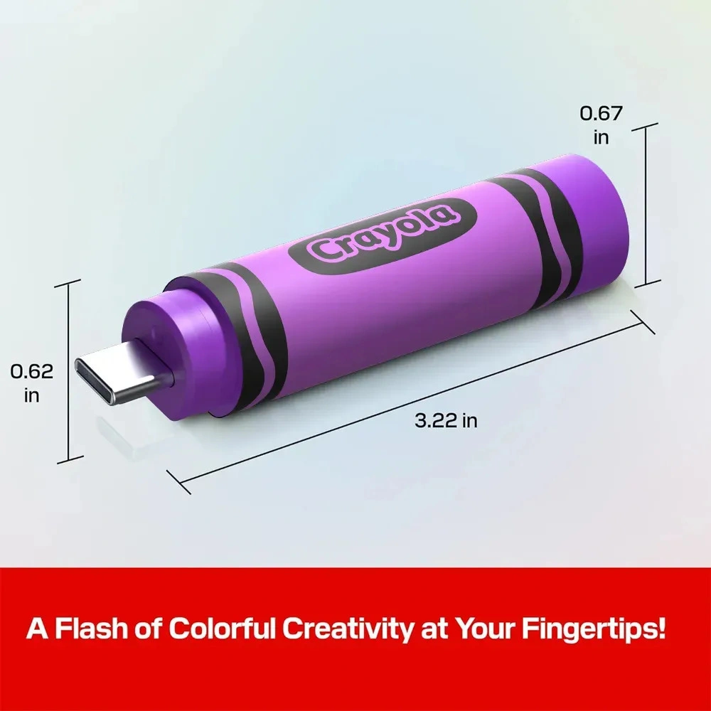 Pendrive SanDisk Crayola 128Gb USB-C violeta - imagen 5