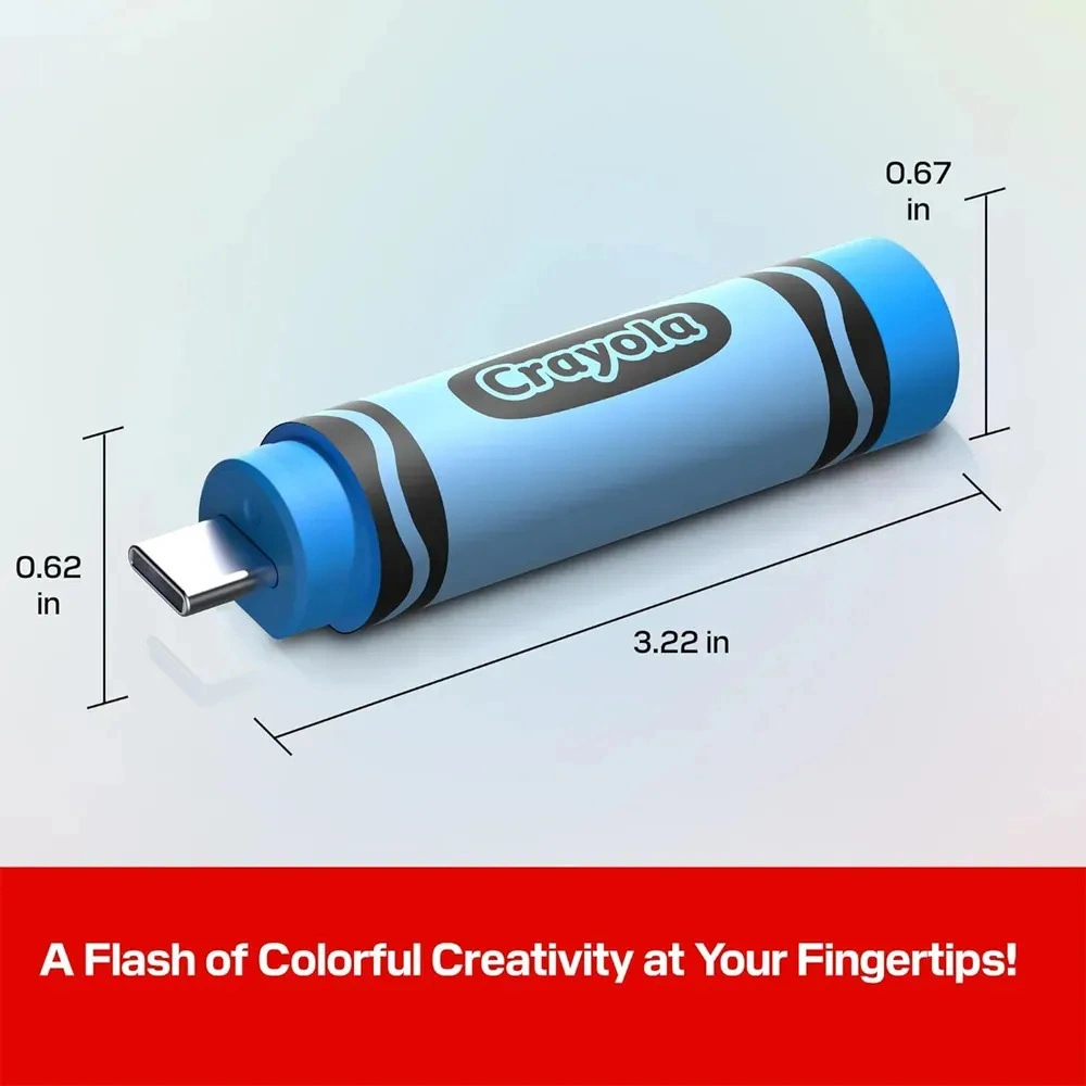 Pendrive SanDisk Crayola 256Gb USB-C azul - imagen 5