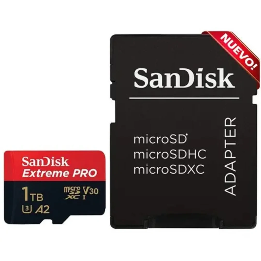 Memoria micro SDXC SanDisk Extreme PRO 1Tb UHS-I U3 V30 A2 con Adaptador - imagen 2