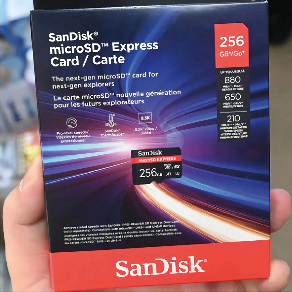 Memoria micro SD Express SanDisk 256Gb compatible Nintendo Switch 2 - imagen 5