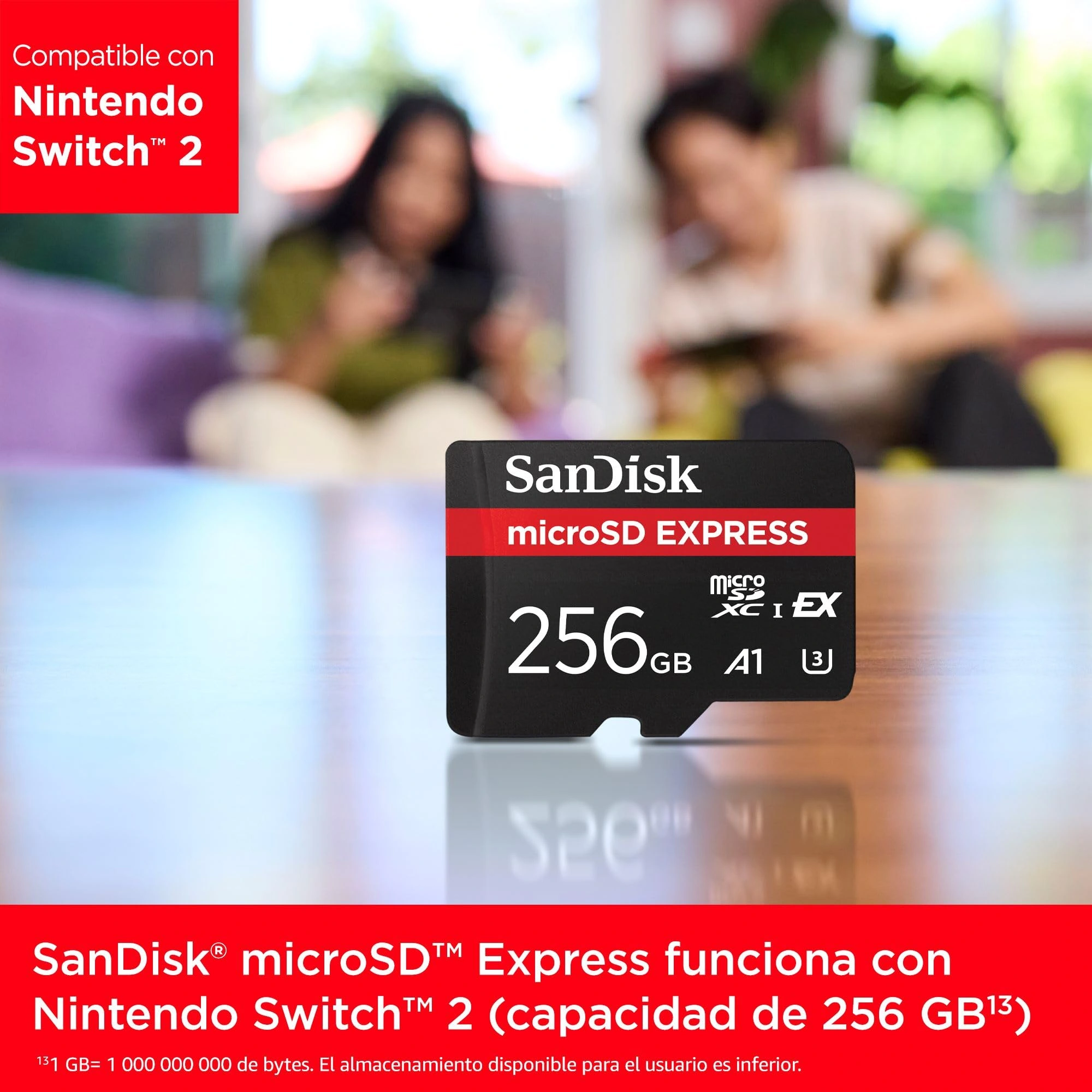 Memoria micro SD Express SanDisk 256Gb compatible Nintendo Switch 2 - imagen 6