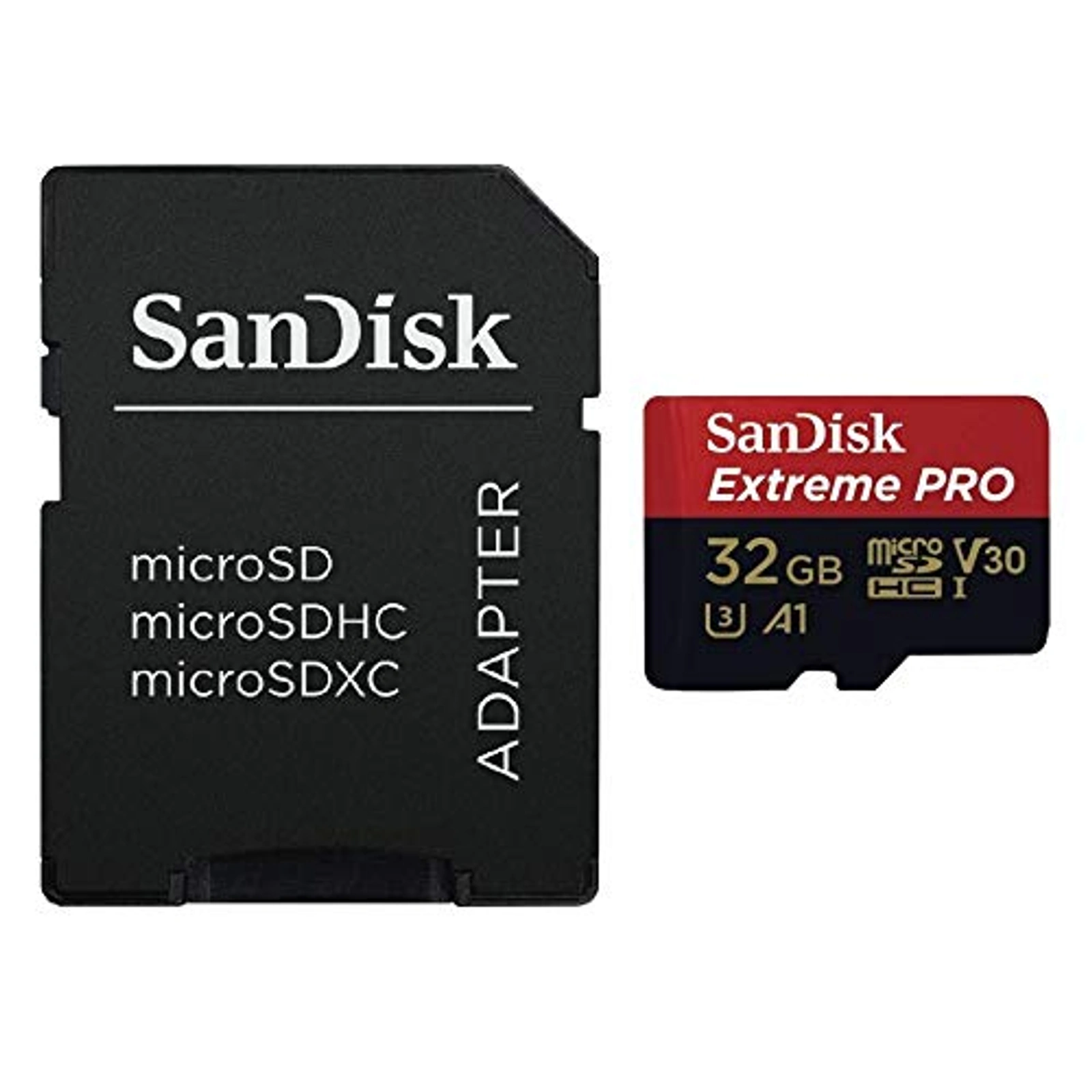 Memoria micro SDHC SanDisk Extreme PRO 32Gb UHS-I U3 V30 A1 con Adaptador