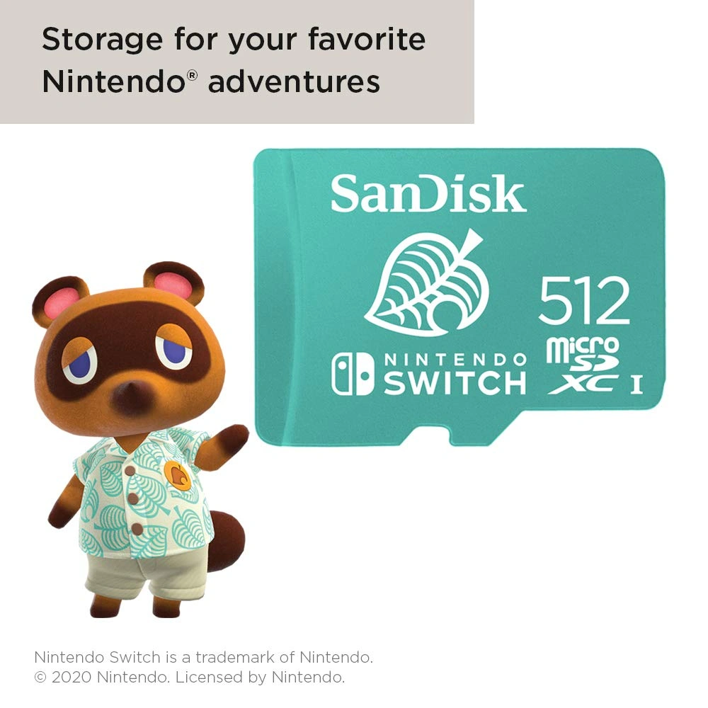 Memoria micro SDXC SanDisk para Nintendo Switch 512Gb UHS-I U3 - imagen 5