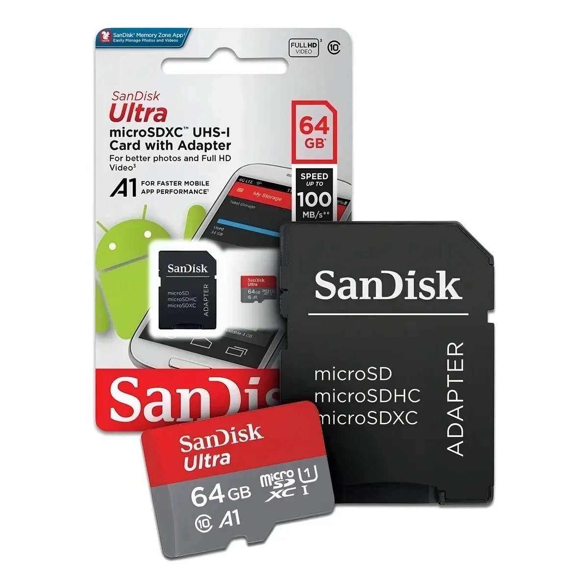 Memoria micro SDXC SanDisk Ultra 64Gb UHS-I U1 con Adaptador - Imagen 5