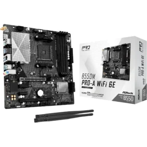 Motherboard ASRock B550M Pro-A WiFi 6E DDR4 AM4