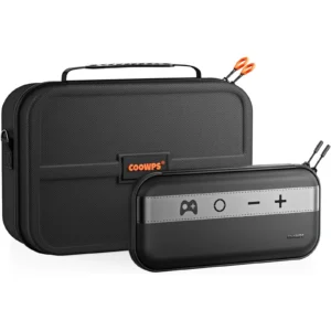 Set de 2 estuches COOWPS para Nintendo Switch 2 gran capacidad y slim