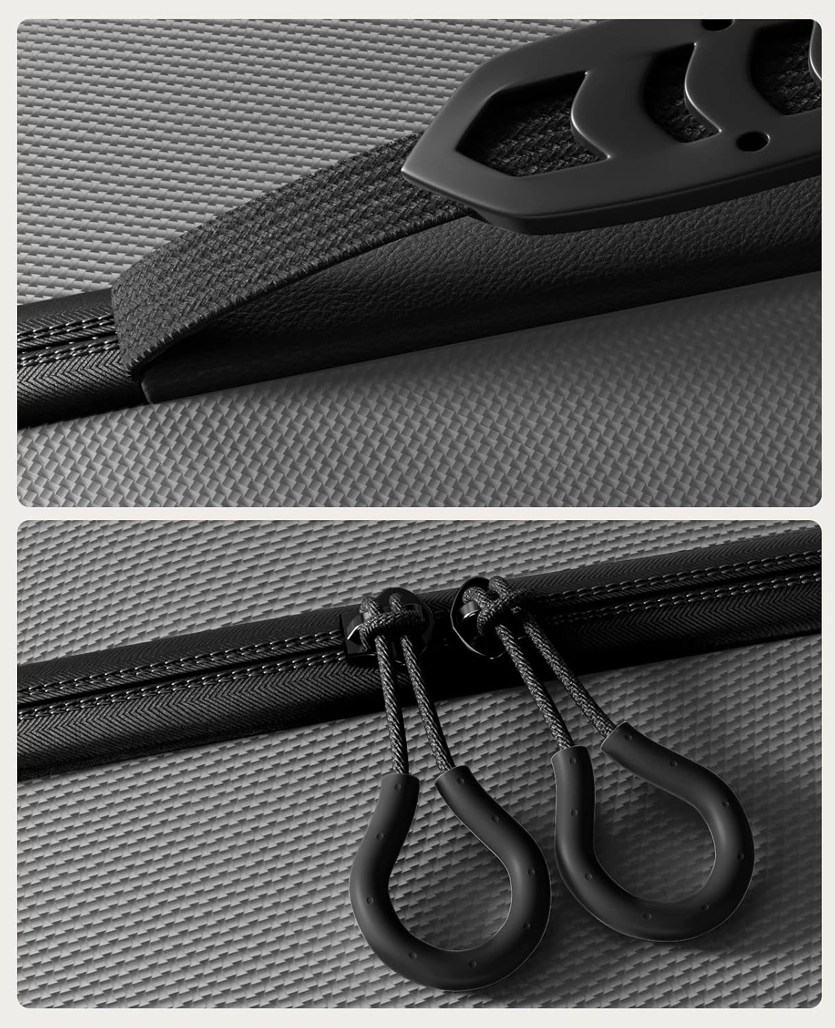 Estuche COOWPS de gran capacidad para Nintendo Switch 2 gris - imagen 2