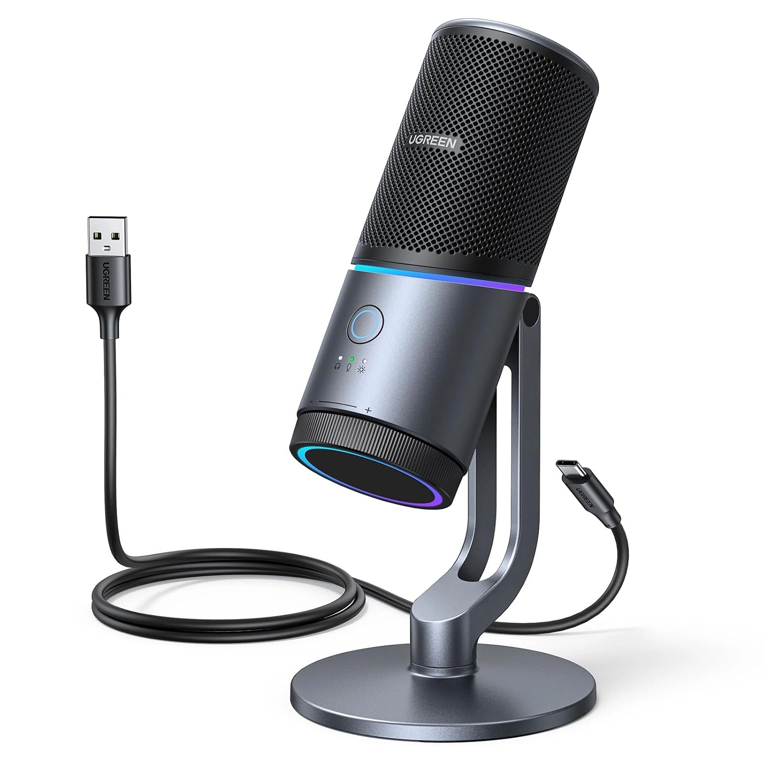 Micrófono UGREEN CM769 USB RGB 24bit/96kHz - imagen 2
