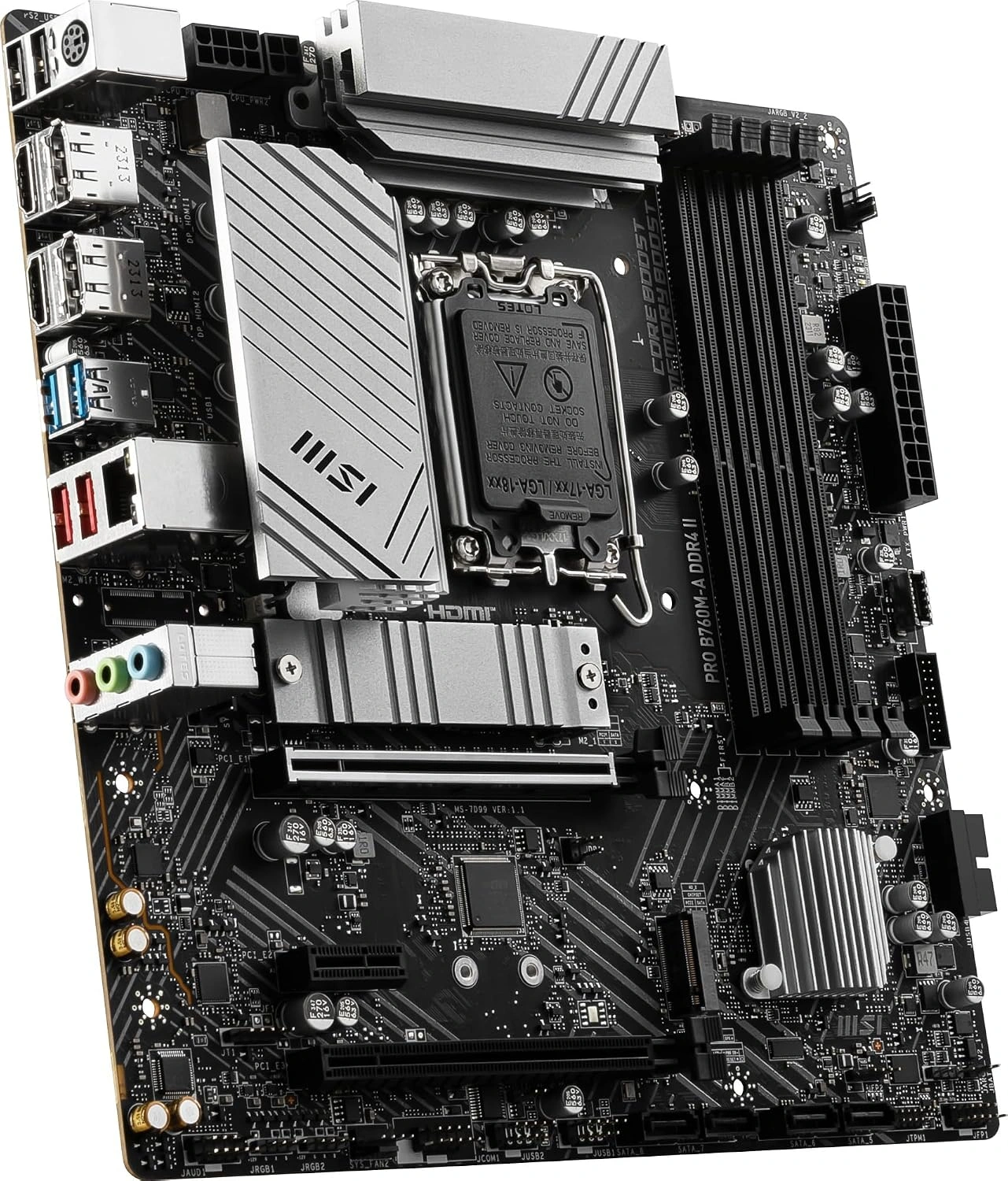 Motherboard MSI PRO B760M-A DDR4 II LGA1700 - imagen 3