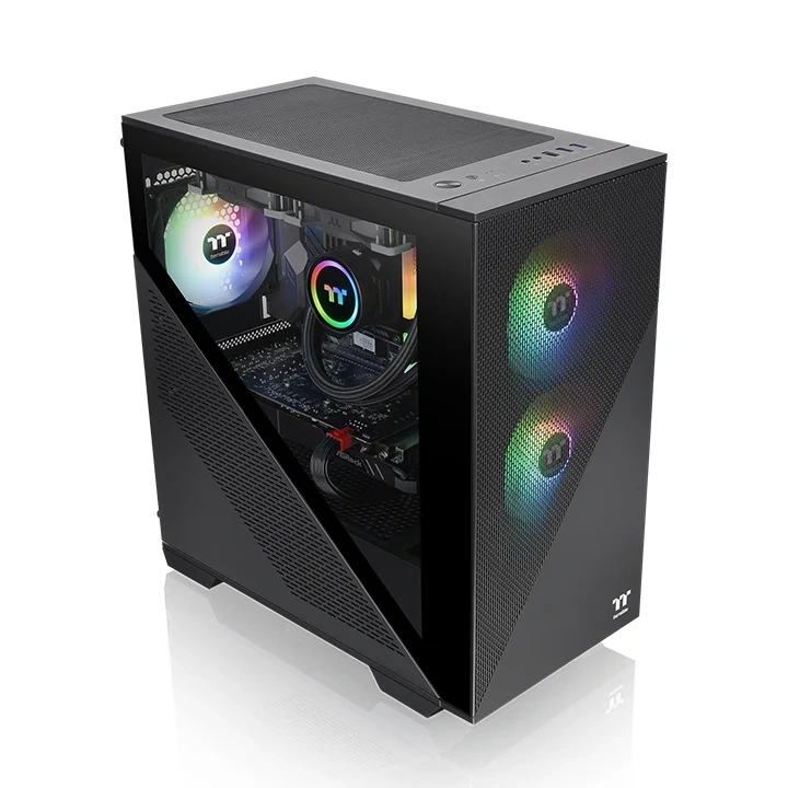 Gabinete Thermaltake Divider 170 TG ARGB Micro ATX 2 Fans - imagen 3