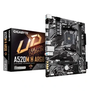 Motherboard Gigabyte A520M H ARGB DDR4 AM4 con caja