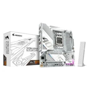 Motherboard Gigabyte X870M Aorus Elite WiFi 7 Ice DDR5 AM5 con caja