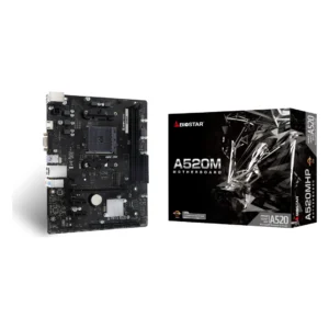 Motherboard Biostar A520MHP DDR4 AM4 con caja