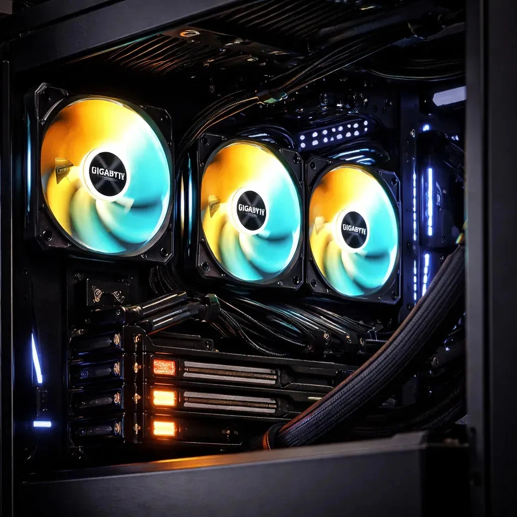 Kit de 3 Fans Gigabyte EZ Chain Fan 120mm ARGB - imagen 6