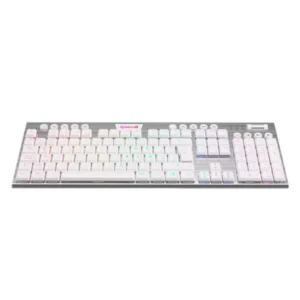 Teclado Mecánico Redragon Horus K619 RGB Red Español Blanco
