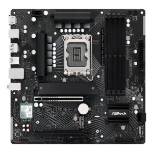 Motherboard ASRock B760M PG Lightning WiFi DDR5 LGA1700, vista frontal