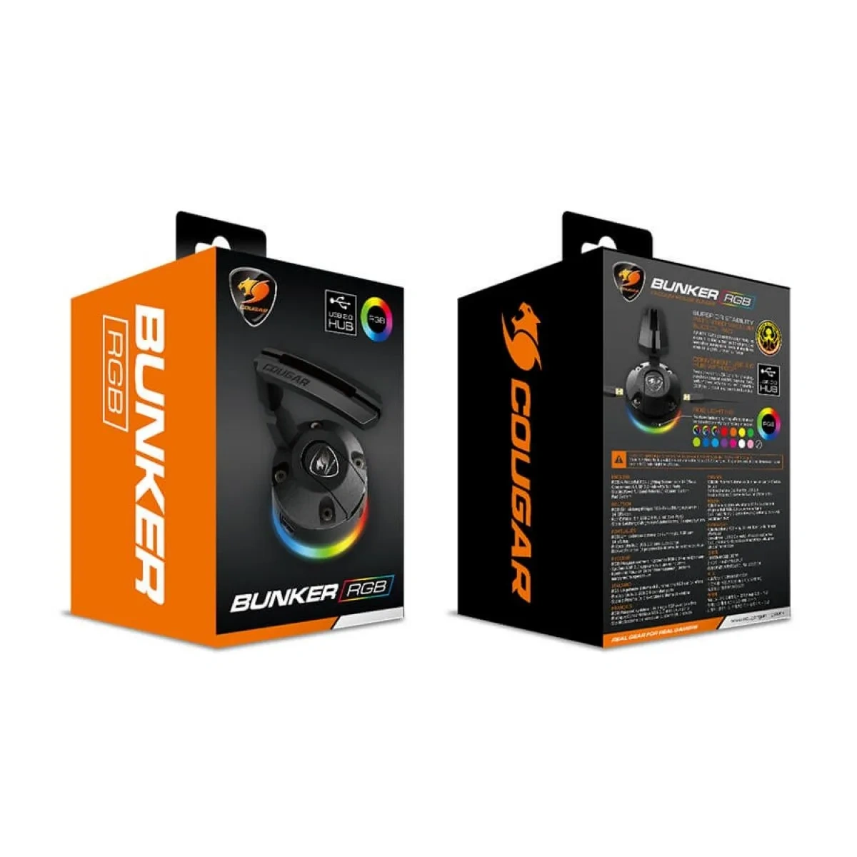 Soporte para cable de mouse Cougar Bunker RGB con hub USB - imagen 4