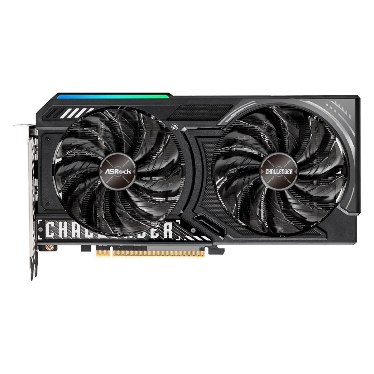 Tarjeta de video ASRock RX 9060 XT Challenger OC 16GB - vista adicional
