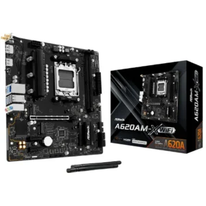 Motherboard ASRock A620AM-X WiFi AM5 DDR5 mATX con caja original