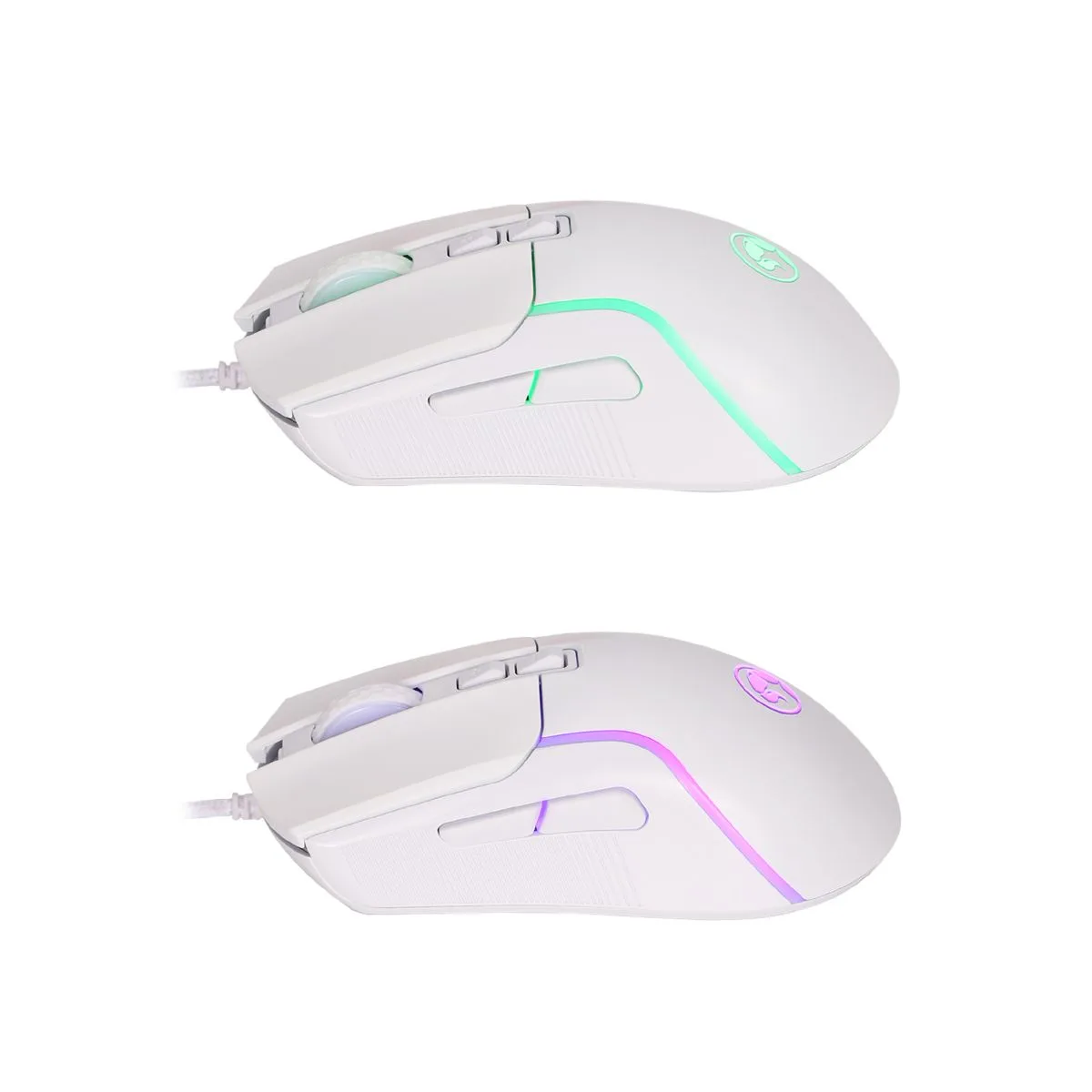 Mouse Marvo M292 8000 DPI RGB blanco - imagen 3