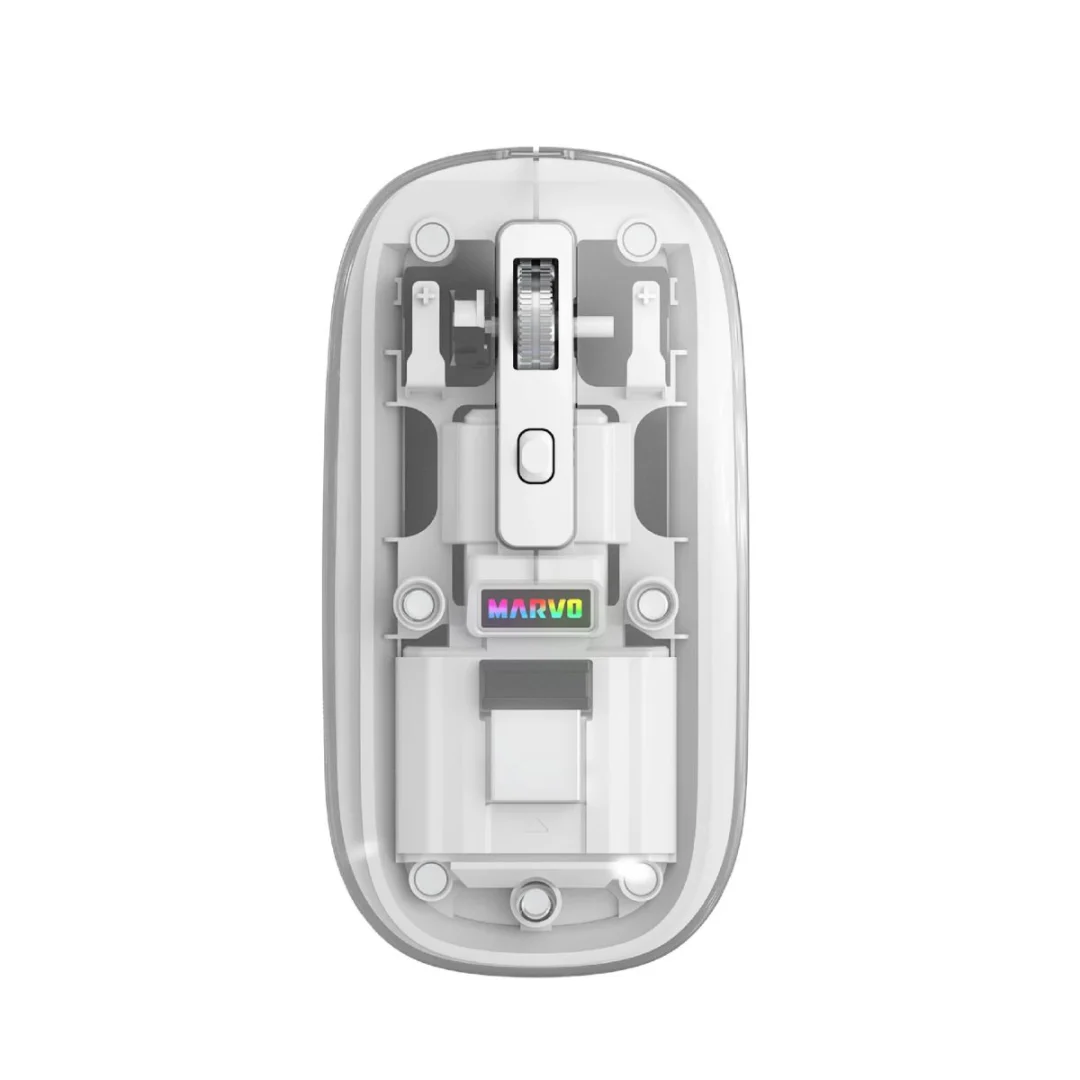 Mouse Marvo M810W inalámbrico blanco