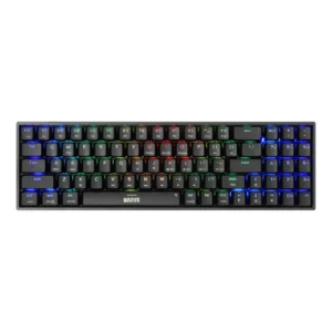 Teclado mecánico Marvo KG956 75% RGB switch amarillo inglés
