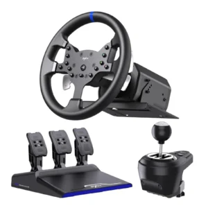 Volante PXN V99 Force Feedback 3.2 Nm con pedalera y palanca de cambios